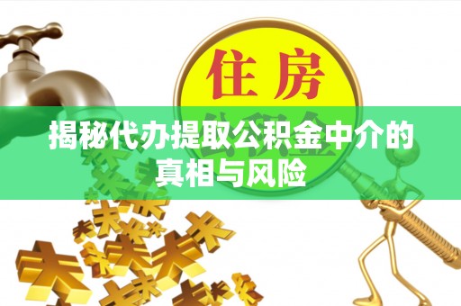 苏家屯揭秘代办提取公积金中介的真相与风险