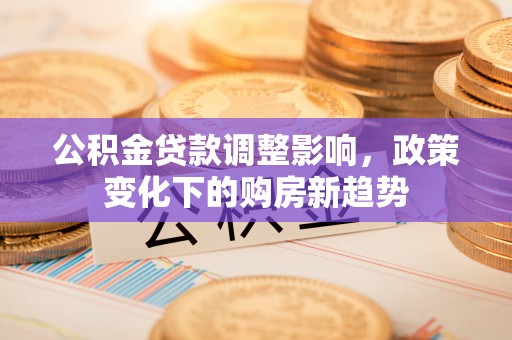 苏家屯公积金贷款调整影响，政策变化下的购房新趋势