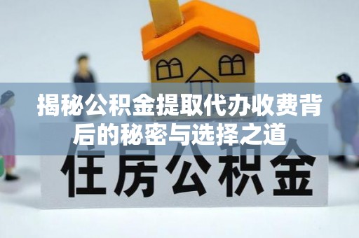 苏家屯揭秘公积金提取代办收费背后的秘密与选择之道