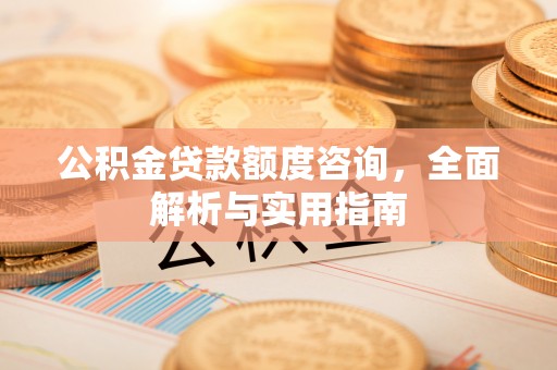 苏家屯公积金贷款额度咨询，全面解析与实用指南